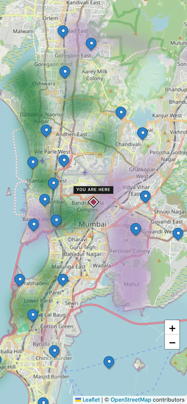 The map, anywhere